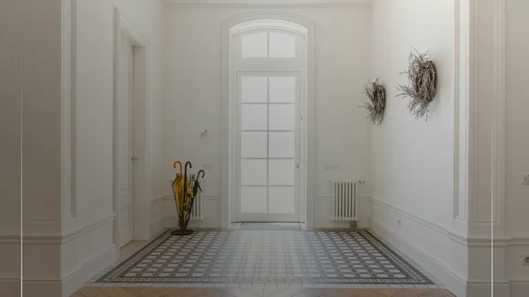 A refreshed home interior staged to sell