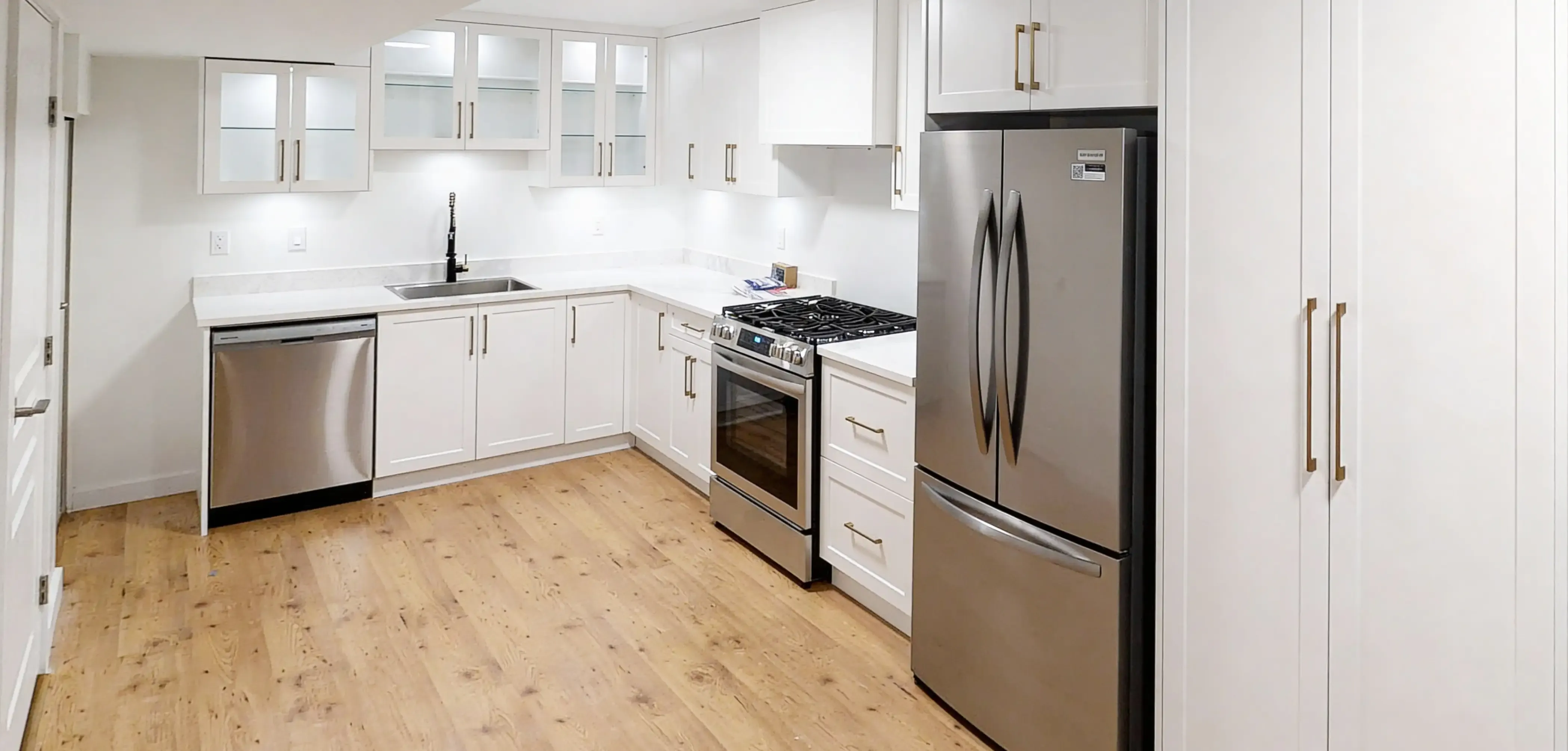 Basement Secondary Suite Renovation — Port Moody (Modern Kitchen)