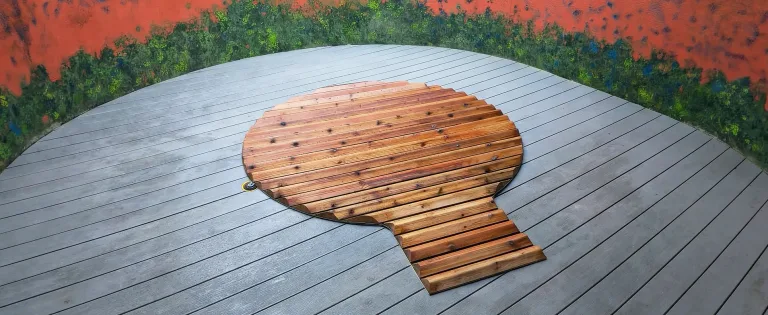 Deck with Hot Tub installation - North Vancouver; Custom Outdoor Living Space
