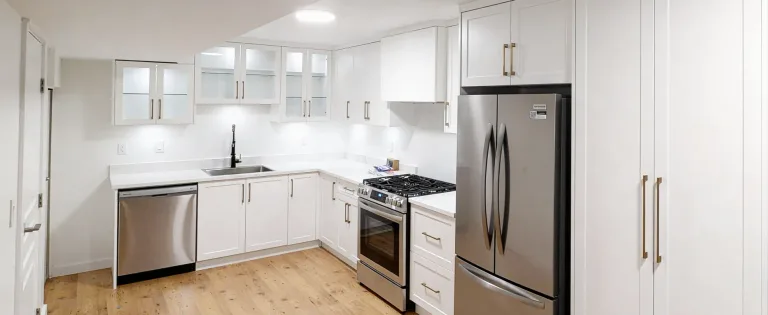 Basement Secondary Suite Renovation — Port Moody (Modern Kitchen)